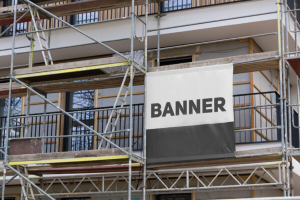 Scaffolding Banners 500gsm PVC (Single Sided)